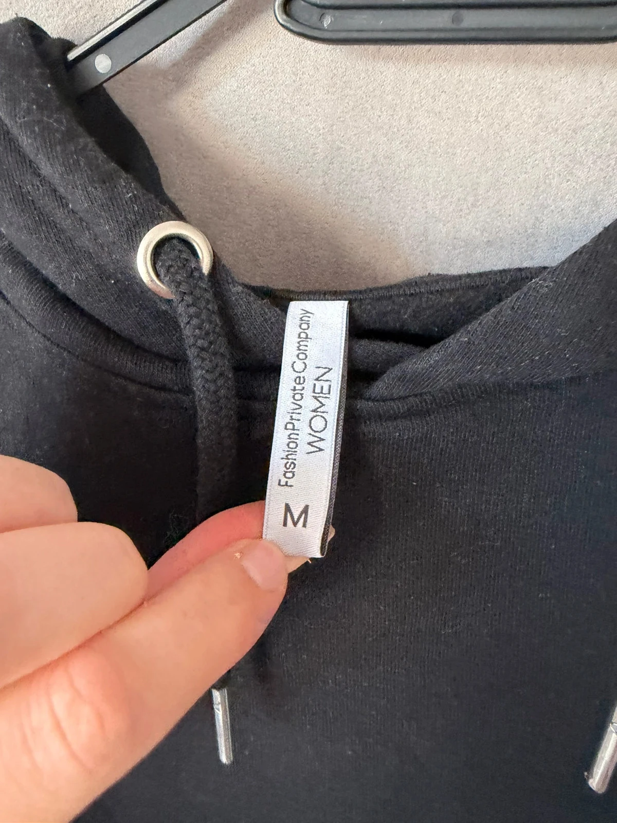 Black oversized M size sweatshirt – photo 2
